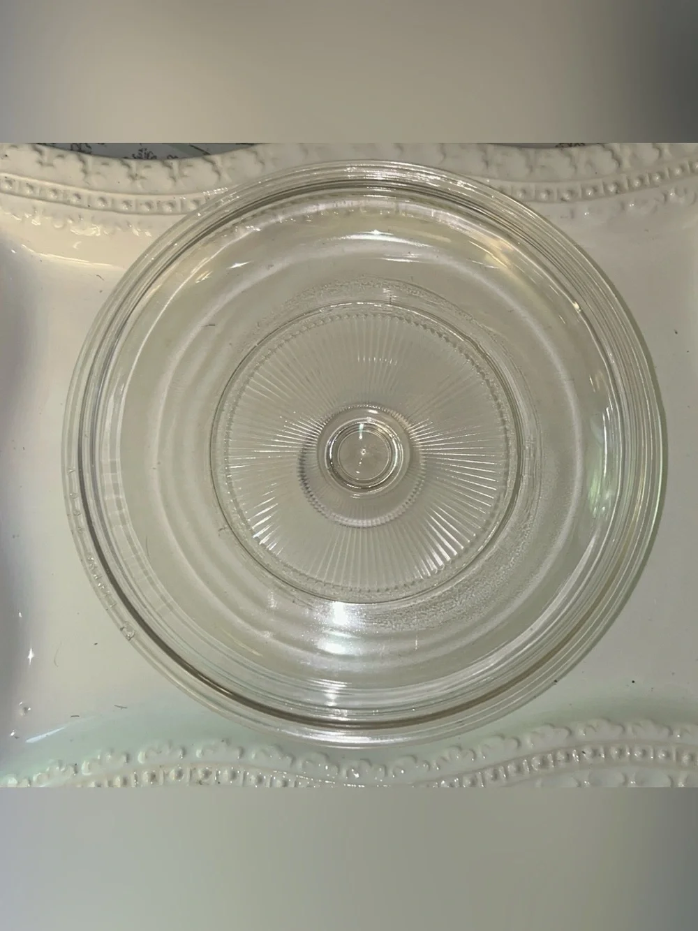 Pyrex G-5-C replacement lid Clear Glass Lid